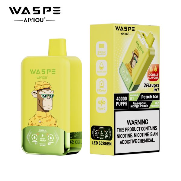 WASPE Aiviou Double Flavor Disposable Vape 40000 Puffs - Image 8