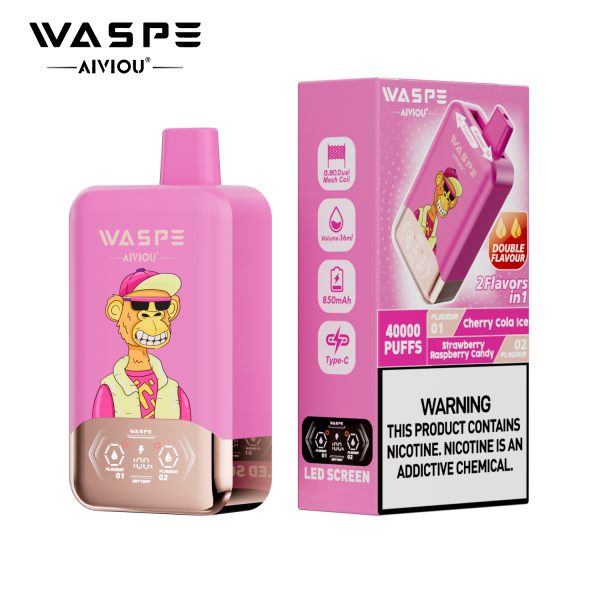 WASPE Aiviou Double Flavor Disposable Vape 40000 Puffs - Image 9