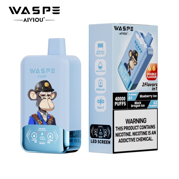 WASPE Aiviou Double Flavor Disposable Vape 40000 Puffs - Image 14