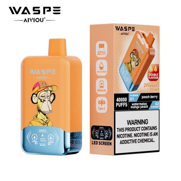 WASPE Aiviou Double Flavor Disposable Vape 40000 Puffs - Image 17