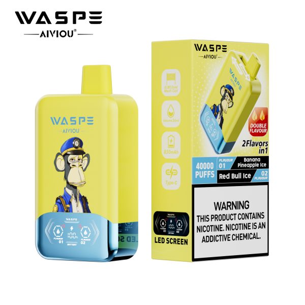 WASPE Aiviou Double Flavor Disposable Vape 40000 Puffs - Image 19
