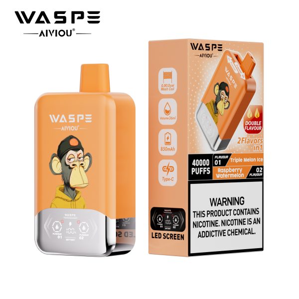 WASPE Aiviou Double Flavor Disposable Vape 40000 Puffs - Image 21