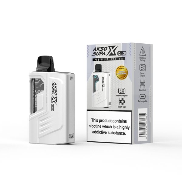 Akso Supa X Mini 2ml 600 Puffs Prefilled Pod Kit 20mg - Image 9