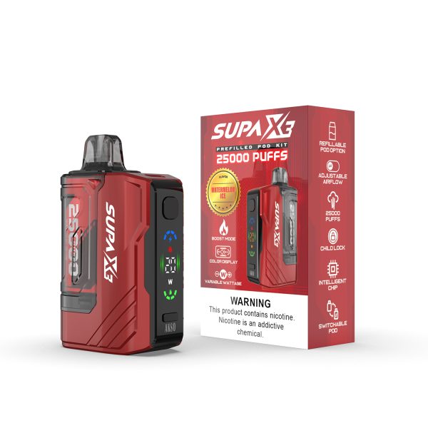 AKSO Supa X3 Refill & Prefilled 25000 puffs Vape kit - Image 15