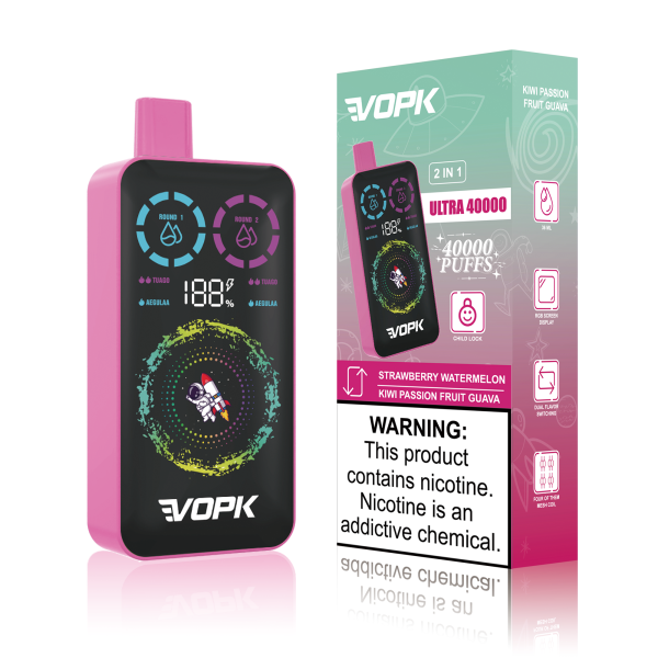 VOPK Ultra 2-in-1 Disposable Vape 40000 puffs - Image 4