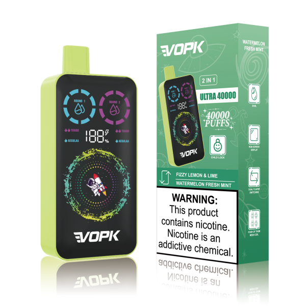 VOPK Ultra 2-in-1 Disposable Vape 40000 puffs - Image 5