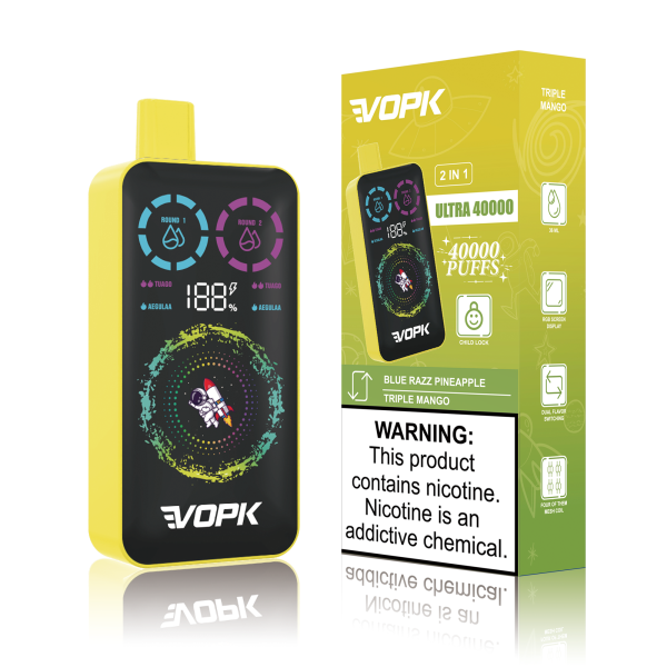 VOPK Ultra 2-in-1 Disposable Vape 40000 puffs - Image 8