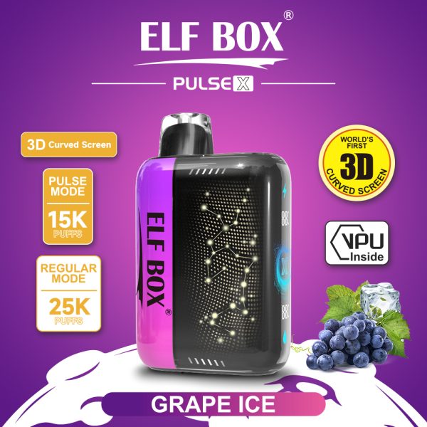 Elf Box Pluse X 3D Curved Screen Disposable Vape 25000 Puffs - Image 14