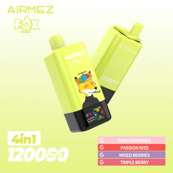 Airmez Fox 4 in 1 Disposable Vape 120k Puffs - Image 4