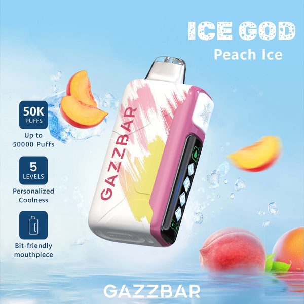 Gazzbar Ice God Ice Control Disposable Vape 50k Puffs - Image 14