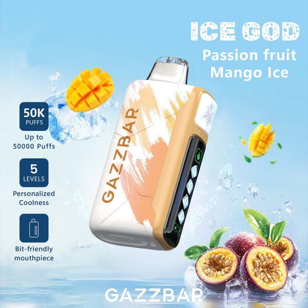 Gazzbar Ice God Ice Control Disposable Vape 50k Puffs - Image 17