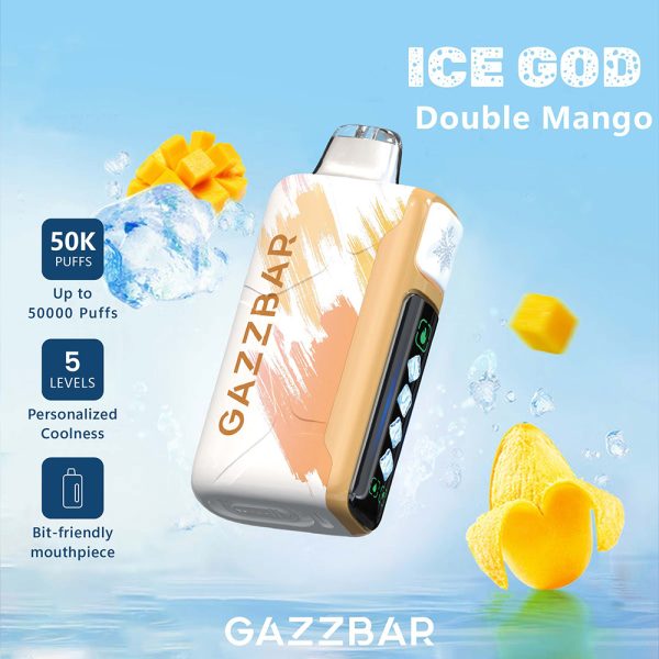 Gazzbar Ice God Ice Control Disposable Vape 50k Puffs - Image 19