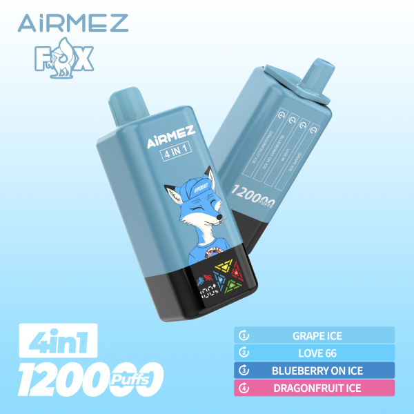 Airmez Fox 4 in 1 Disposable Vape 120k Puffs - Image 5