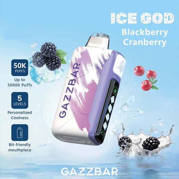 Gazzbar Ice God Ice Control Disposable Vape 50k Puffs - Image 21