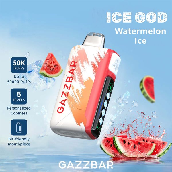 Gazzbar Ice God Ice Control Disposable Vape 50k Puffs - Image 3