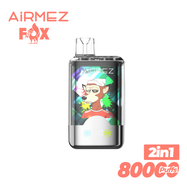 Airmez Fox 2 in 1 Disposable Vape 80k Puffs - Image 7