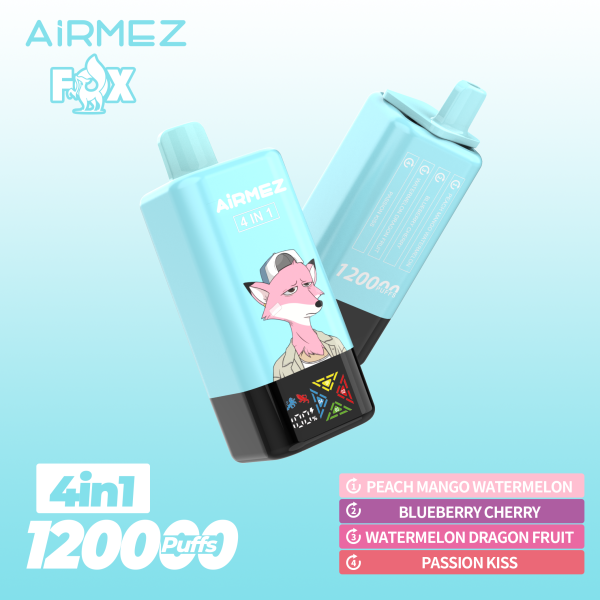 Airmez Fox 4 in 1 Disposable Vape 120k Puffs - Image 7