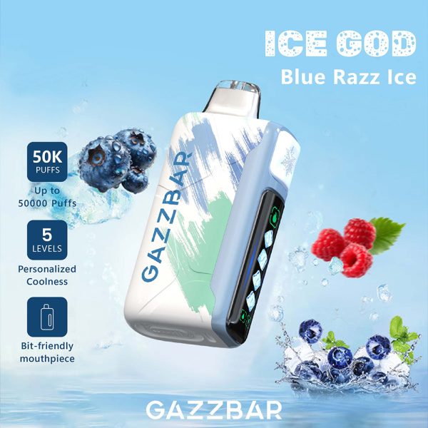 Gazzbar Ice God Ice Control Disposable Vape 50k Puffs - Image 5