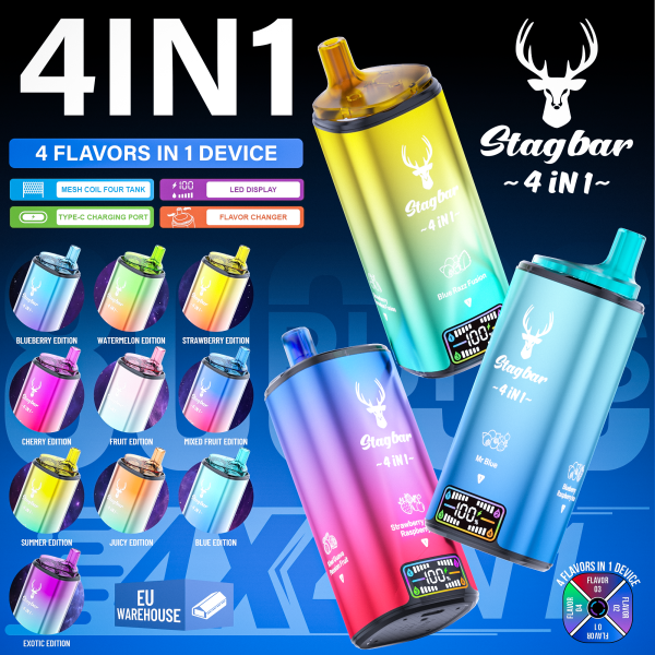 Stag Bar 4 in 1 Flavor 80k Puffs Vape Device - Image 6