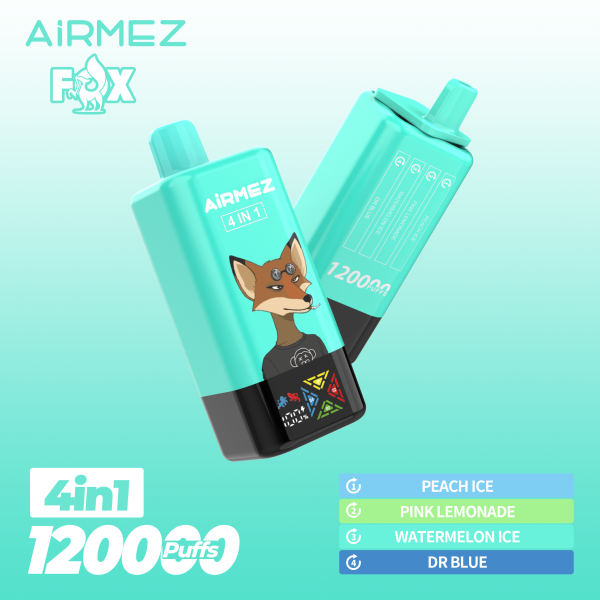 Airmez Fox 4 in 1 Disposable Vape 120k Puffs - Image 8