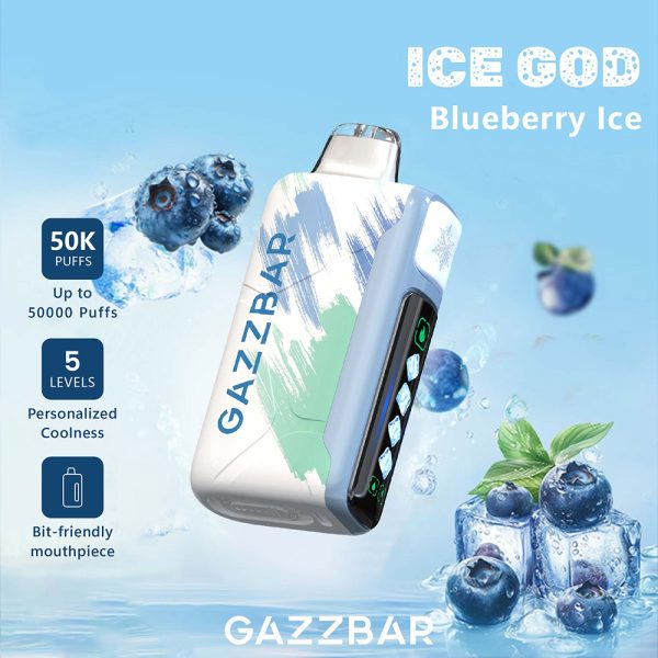 Gazzbar Ice God Ice Control Disposable Vape 50k Puffs - Image 6