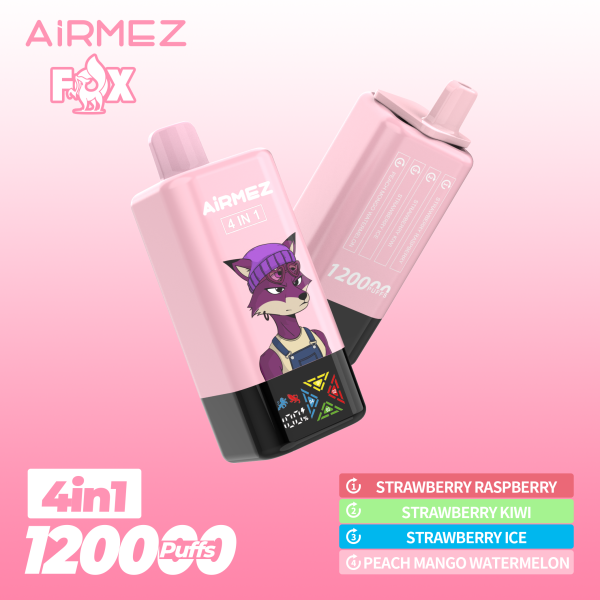 Airmez Fox 4 in 1 Disposable Vape 120k Puffs - Image 9