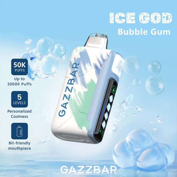 Gazzbar Ice God Ice Control Disposable Vape 50k Puffs - Image 7