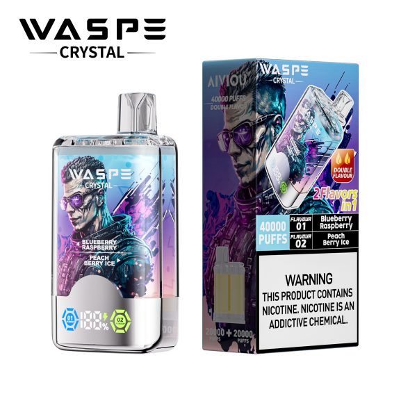 Waspe Crystal 2 in 1 Disposable Vape 40k Puffs - Image 8