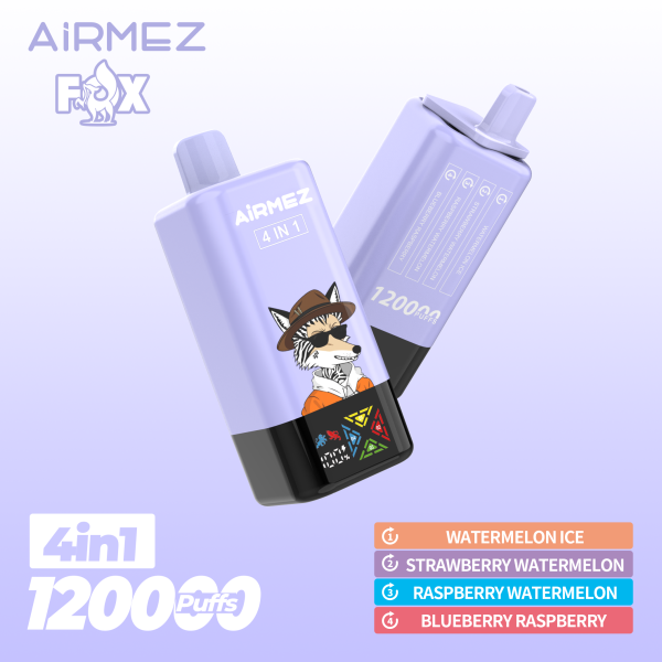 Airmez Fox 4 in 1 Disposable Vape 120k Puffs - Image 2