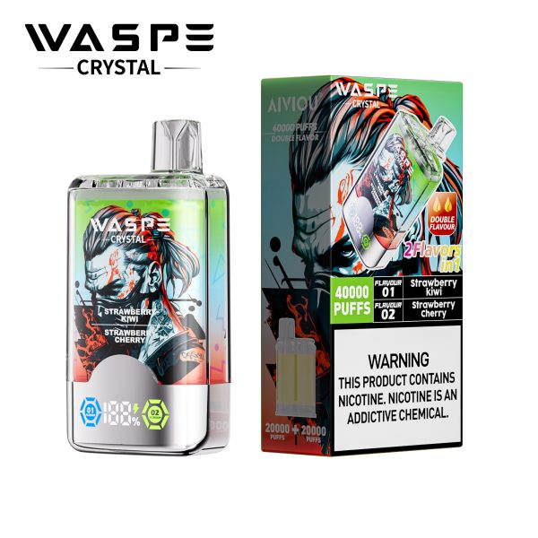 Waspe Crystal 2 in 1 Disposable Vape 40k Puffs - Image 9