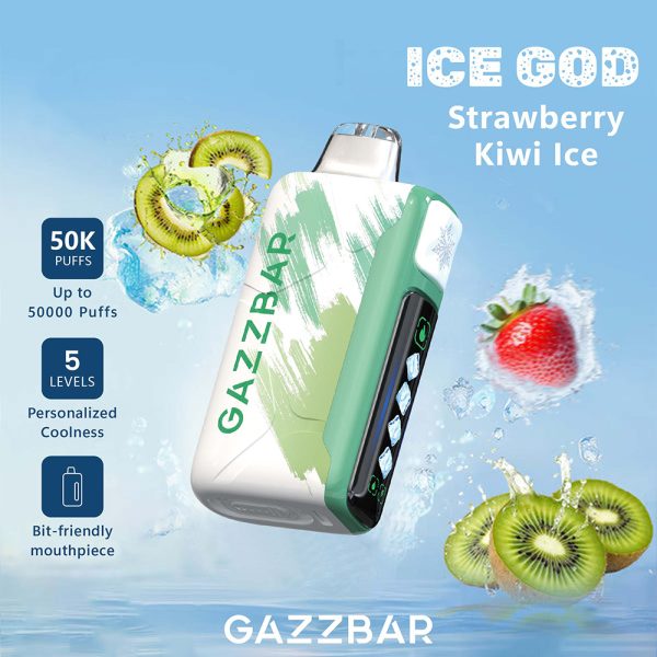 Gazzbar Ice God Ice Control Disposable Vape 50k Puffs - Image 9