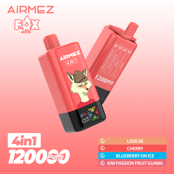Airmez Fox 4 in 1 Disposable Vape 120k Puffs - Image 3