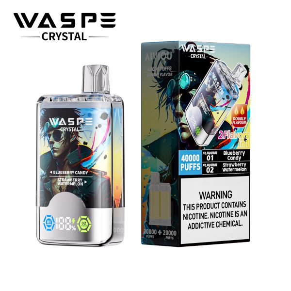 Waspe Crystal 2 in 1 Disposable Vape 40k Puffs - Image 10