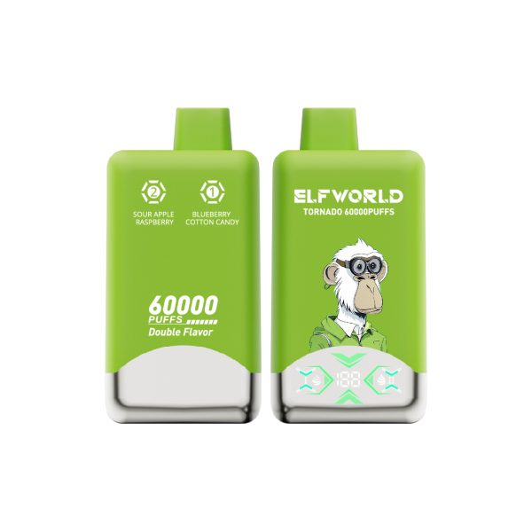 Elfworld Tornado 2 in 1 60K Puffs Disposable Vape - Image 4