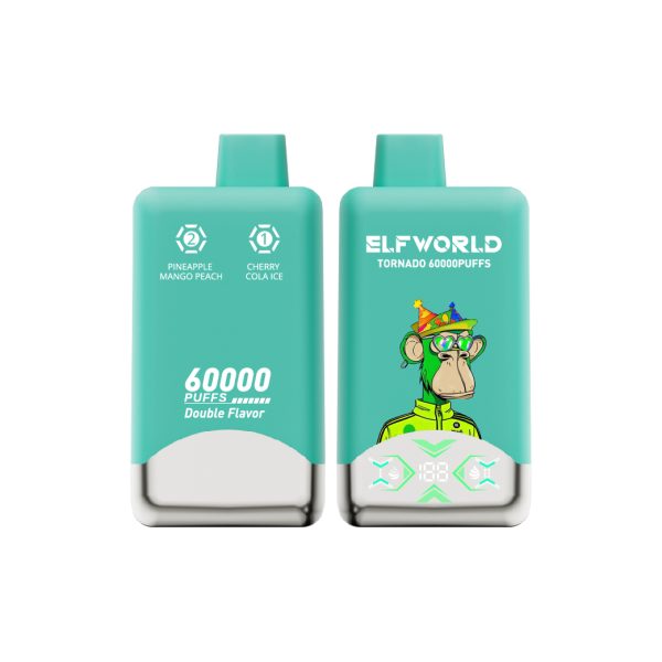 Elfworld Tornado 2 in 1 60K Puffs Disposable Vape - Image 6