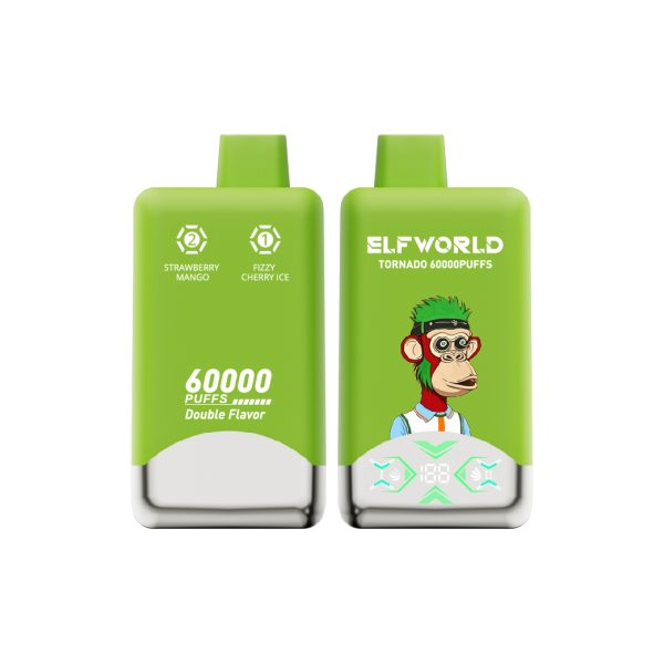 Elfworld Tornado 2 in 1 60K Puffs Disposable Vape - Image 8