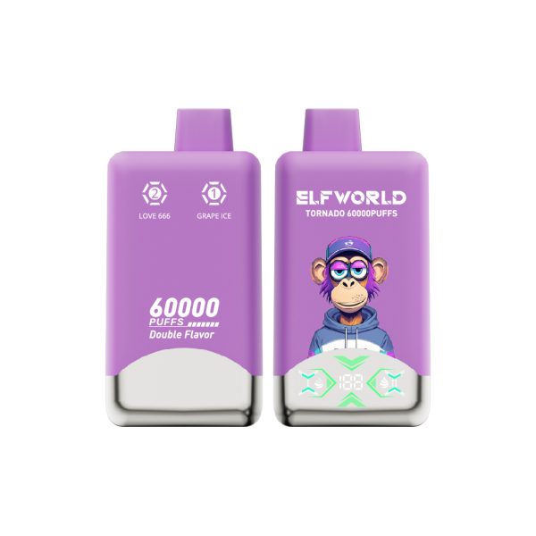 Elfworld Tornado 2 in 1 60K Puffs Disposable Vape - Image 9