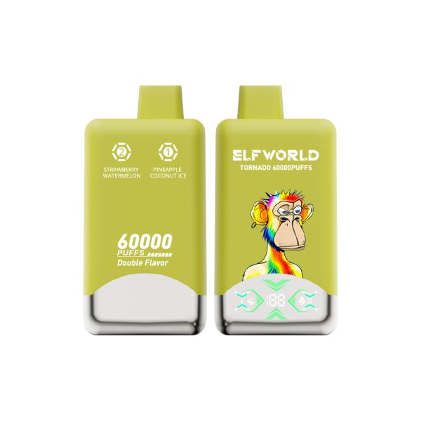 Elfworld Tornado 2 in 1 60K Puffs Disposable Vape - Image 12