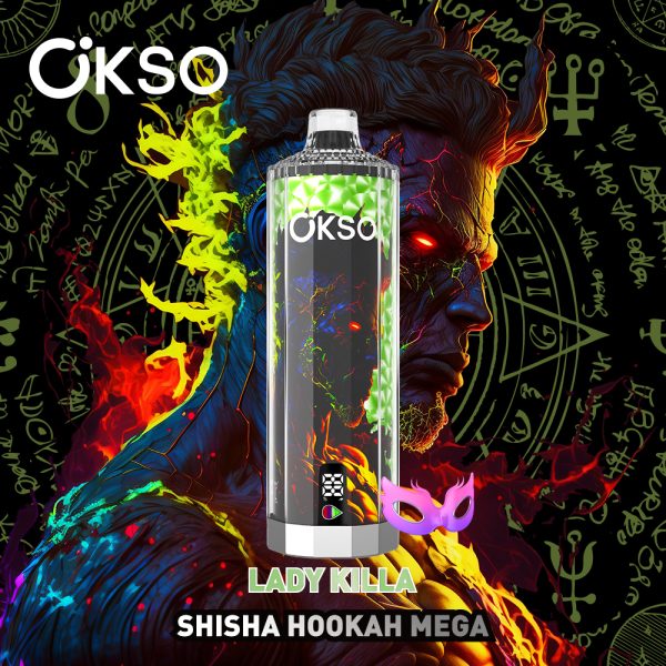 Okso Shisha Hookah Mega Disposable Vape 50k Puffs - Image 7