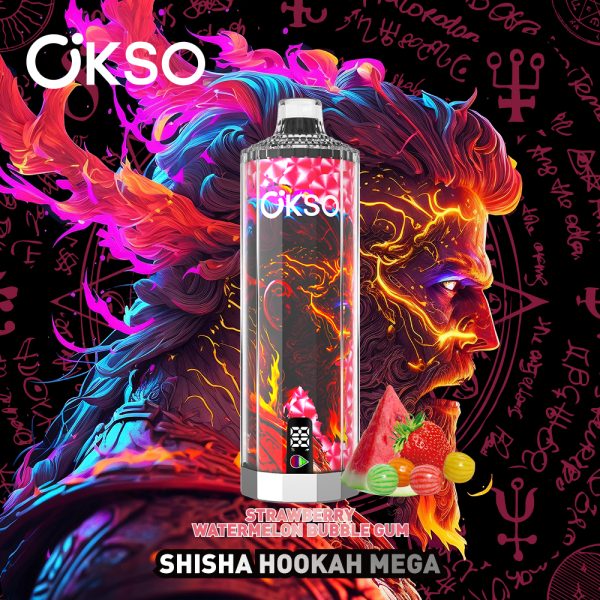 Okso Shisha Hookah Mega Disposable Vape 50k Puffs - Image 3