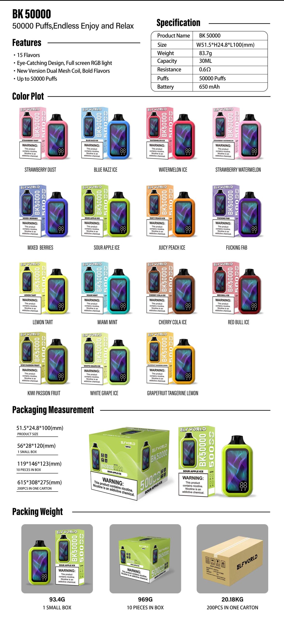 elfworld bk 50000 puffs