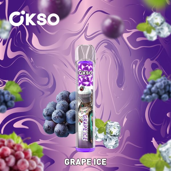 OKSO Crystal Bar 800 Puffs Disposable Vape with RGB LED - Image 4