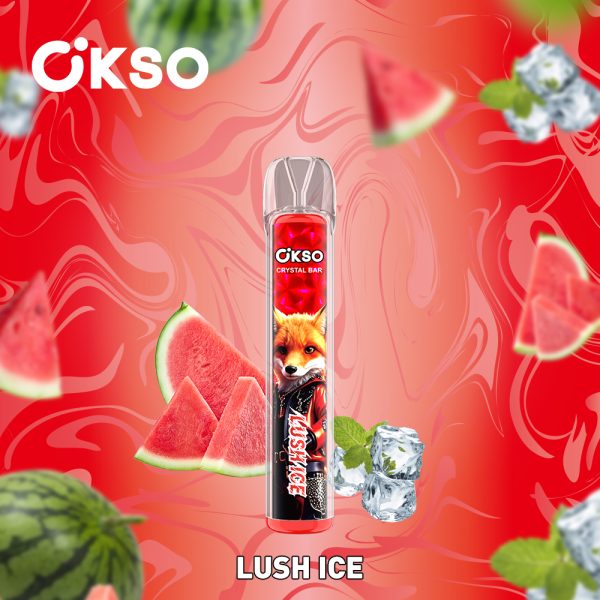 OKSO Crystal Bar 800 Puffs Disposable Vape with RGB LED - Image 5