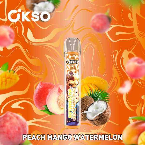 OKSO Crystal Bar 800 Puffs Disposable Vape with RGB LED - Image 8