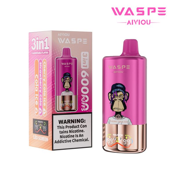 Waspe Aiviou 3 in 1 Disposable Vape 60k Puffs - Image 12