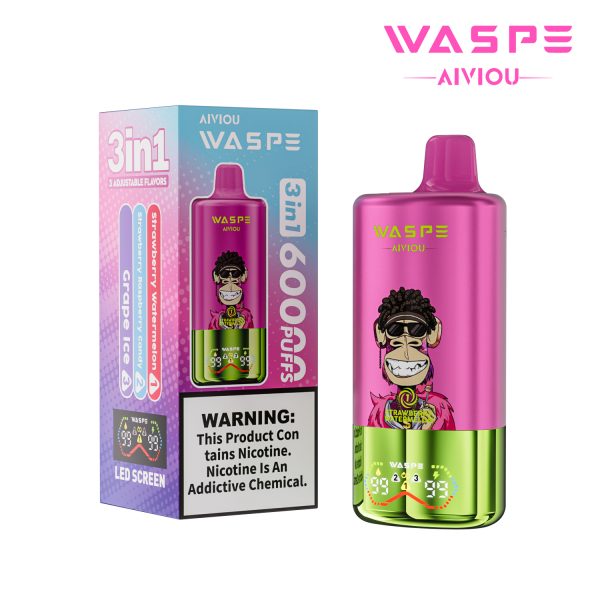 Waspe Aiviou 3 in 1 Disposable Vape 60k Puffs - Image 3
