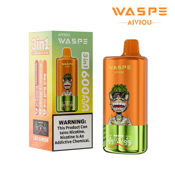 Waspe Aiviou 3 in 1 Disposable Vape 60k Puffs - Image 7