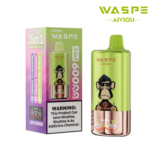 Waspe Aiviou 3 in 1 Disposable Vape 60k Puffs - Image 9