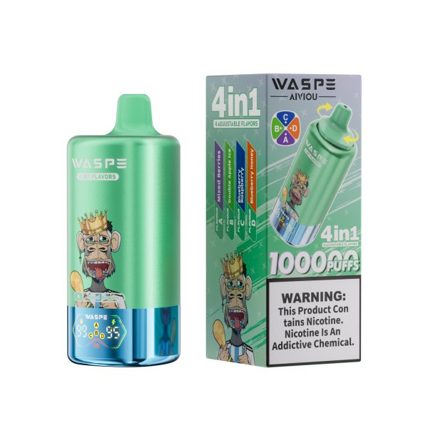 Waspe Aiviou 4 in 1 Disposable Vape 100k Puffs - Image 10