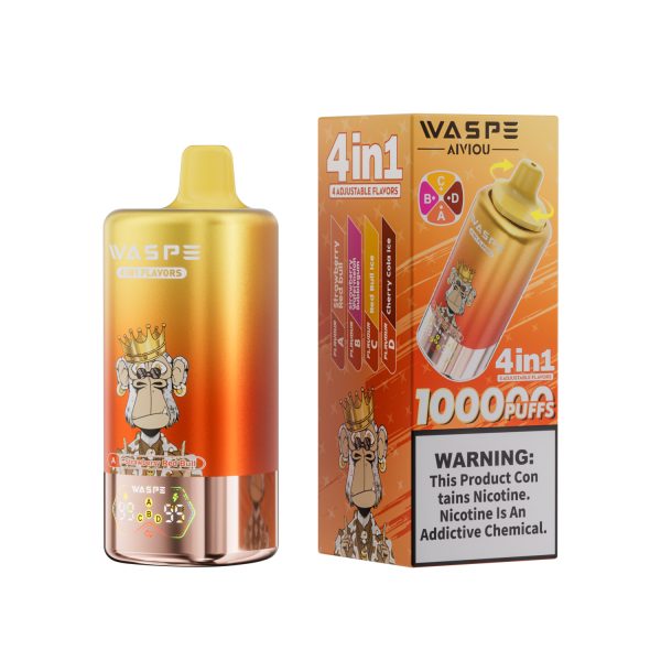 Waspe Aiviou 4 in 1 Disposable Vape 100k Puffs - Image 11